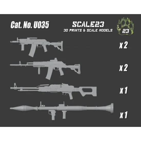 Scale23 35-U035 1/35 Polish Army Weapons Basic set