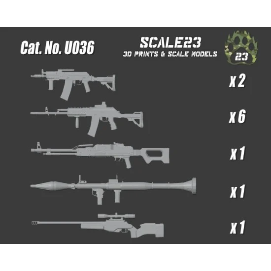 Scale23 35-U036 1/35 Weapon Set 'Polish Army Weapons' Team
