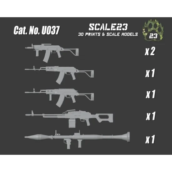Scale23 35-U037 1/35 Weapon Set 'Polish Army Weapons' Basic '96