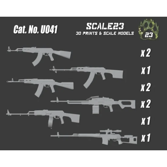 Scale23 35-U041 1/35 Weapon Set 'Soviet Weapon Pack'