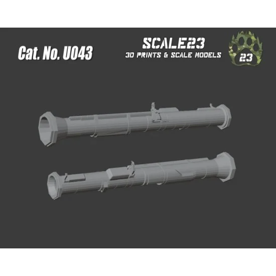 Scale23 35-U043 1/35 AT-4 (2pcs) Anti-tank Weapon