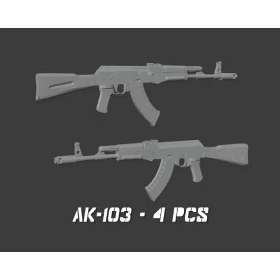 Scale23 35-U050 1/35 AK-103 Assault Rifle (4pcs)