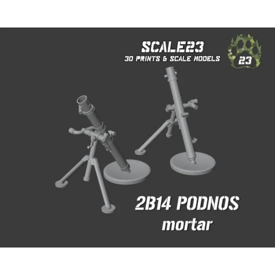 Scale23 35-U056 1/35 2B14 Podnos 82Mm Mortar (1pc)
