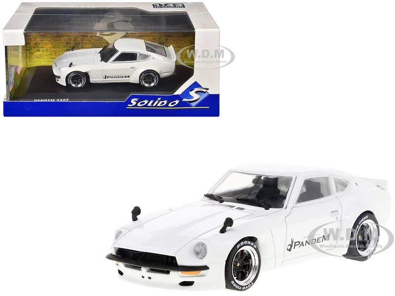 Datsun Pandem 240Z White 1/43 Diecast Model Car by Solido - Datsun Models