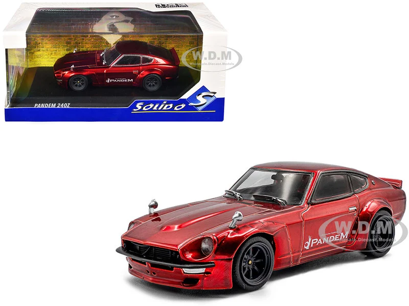 Datsun Pandem 240Z Red Metallic 1/43 Diecast Model Car by Solido - Datsun Models