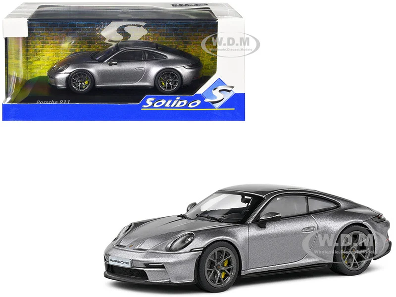 Porsche 911 (992) GT3 Touring GT Silver Metallic 1/43 Diecast Model Car by Solido - Porsche Models