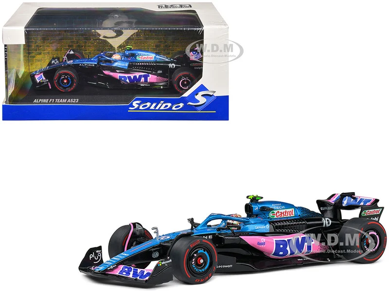 Alpine A523 #10 Pierre Gasly "BWT" 3rd Place Formula One F1 "Dutch GP" (2023) 1/43 Diecast Model Car by Solido - Formula 1 Models