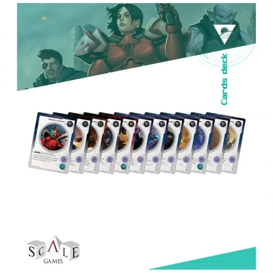Scale75 FFC00 Cards Deck 2nd Edition (53 Tactical Cards And 8 Mission Cards) - Sci-fi & Educational Toys