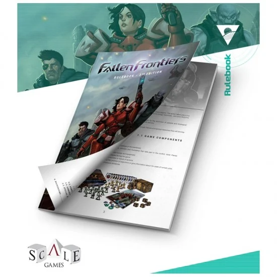 Scale75 FFR01 Fallen Frontiers Rulebook 2nd Edition (60 pages) - Modelling Publication