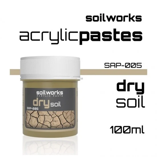 Scale75 SAP005 [Soil Works] Acrylic Pastes - Dry Soil (100ml)
