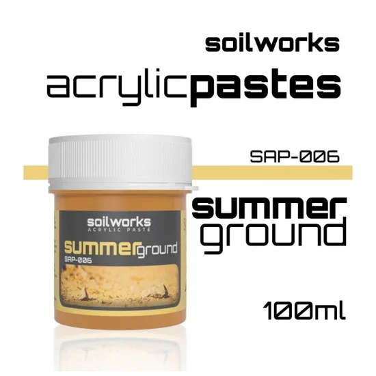 Scale75 SAP006 [Soil Works] Acrylic Pastes - Summer Ground (100ml)