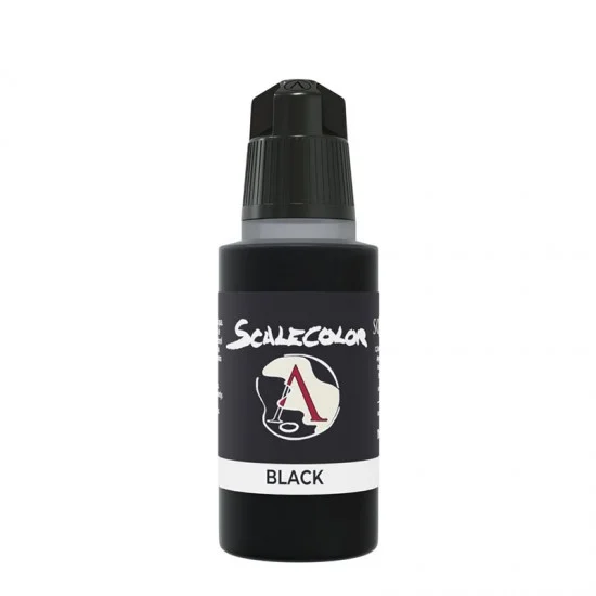 Scale75 SC00 Acrylic Paint - Scale Color #Black (17ml, Super-Matt Finish)