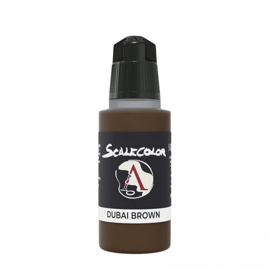 Scale75 SC13 Acrylic Paint - Scale Color #Dubai Brown (17ml, Super-Matt Finish)