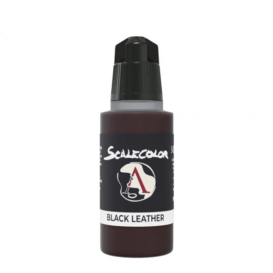 Scale75 SC32 Acrylic Paint - Scale Color #Black Leather (17ml, Super-Matt Finish)