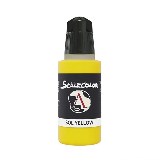 Scale75 SC40 Acrylic Paint - Scale Color #Sol Yellow (17ml, Super-Matt Finish)