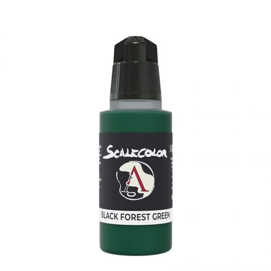 Scale75 SC41 Acrylic Paint - Scale Color #Black Forest Green (17ml, Super-Matt Finish)