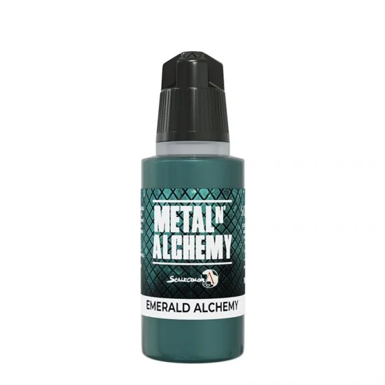 Scale75 SC69 Acrylic Paint - Metal 'N Alchemy #Emerald Alchemy (17ml, Ultra Fine Pigment)