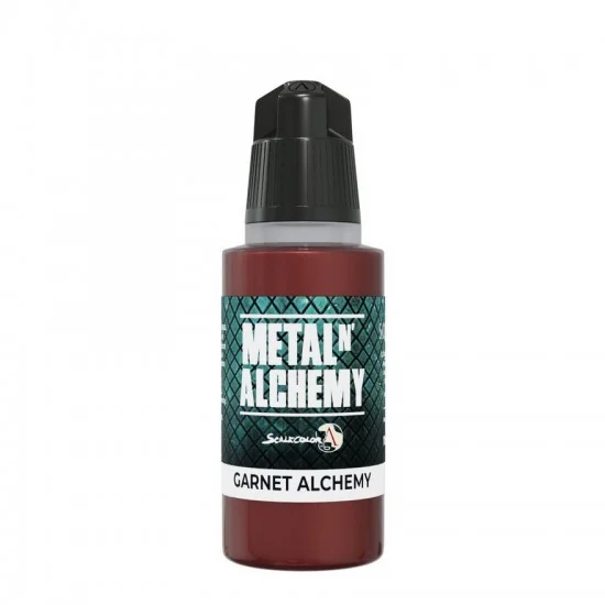 Scale75 SC89 Acrylic Paint - Metal 'n Alchemy #Garnet Alchemy (17ml, Ultra Fine Pigment)