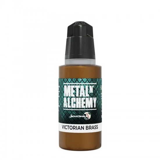 Scale75 SC92 Acrylic Paint - Metal 'n Alchemy #Victorian Brass (17ml, Ultra Fine Pigment)