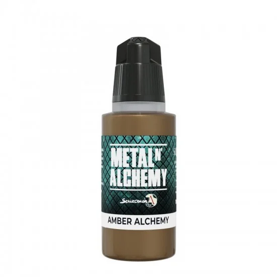 Scale75 SC93 Acrylic Paint - Metal 'n Alchemy #Amber Alchemy (17ml, Ultra Fine Pigment)