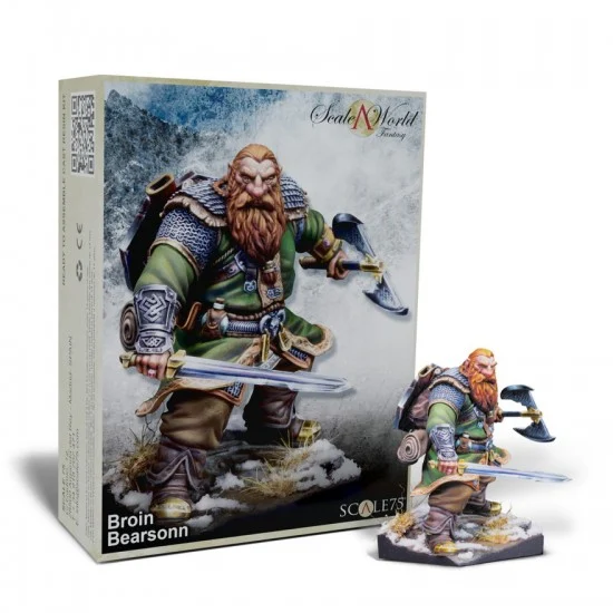 Scale75 SCF018 1/24 (75mm) World Fantasy Miniatures - Broin Bearsonn
