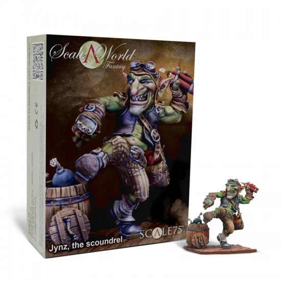 Scale75 SCF019 1/24 (75mm) World Fantasy Miniatures - Jynz, The Scoundrel