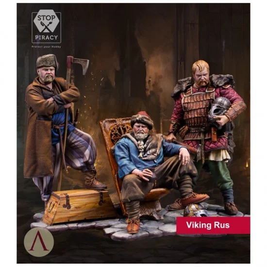 Scale75 SCM014 75mm Scale Middle Age Viking Rus (3 resin figures) - Model Figures