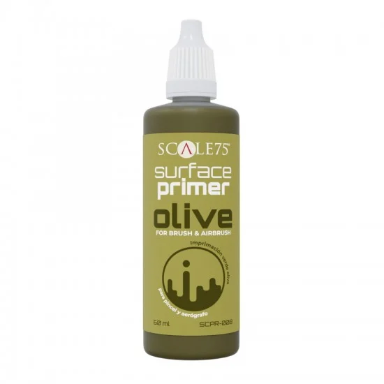 Scale75 SCPR008 Surface Primer Olive (60ml) For Brush & Airbrush - Hobby & Model Paints
