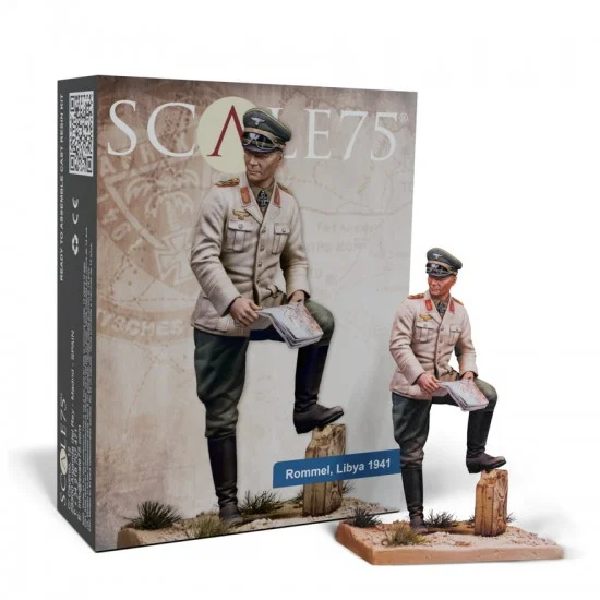 Scale75 SCW011 1/24 (75mm) World At War Miniatures - Rommel, Libya 1942