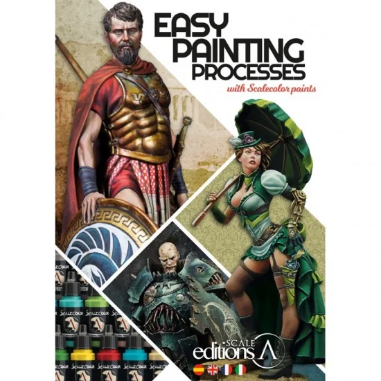 Scale75 SEB002 Easy Painting Processes with Scalecolor's Paints (English, 144pages, A4) - Modelling Publication