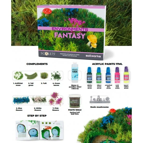 Scale75 SEN008 [Soil Works] Scenery Materials & Paints - Environment Fantasy