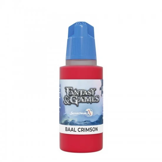 Scale75 SFG04 Acrylic Paint - Fantasy & Games #Baal Crimson (17ml, Satin Finish)