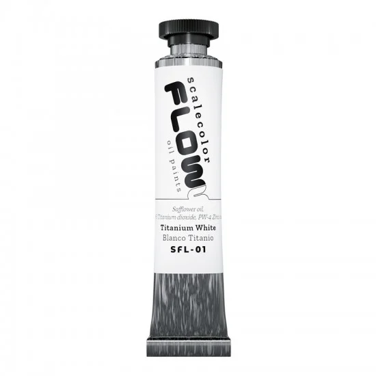 Scale75 SFL01 Scalecolor Flow Range - Titanium White (20ml Oil Paint Tube)