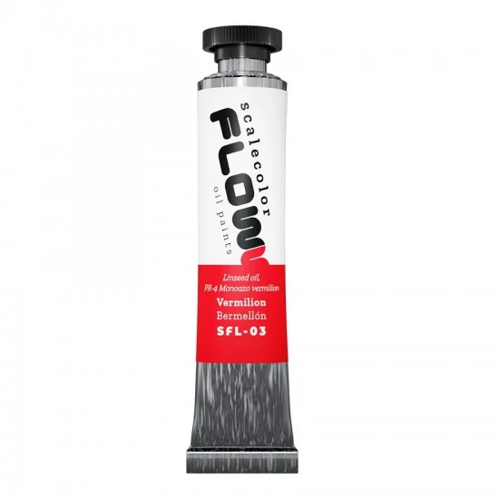 Scale75 SFL03 Scalecolor Flow Range - Vermilion (20ml Oil Paint Tube)