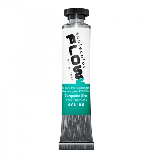 Scale75 SFL06 Scalecolor Flow Range - Turquoise Blue (20ml Oil Paint Tube)