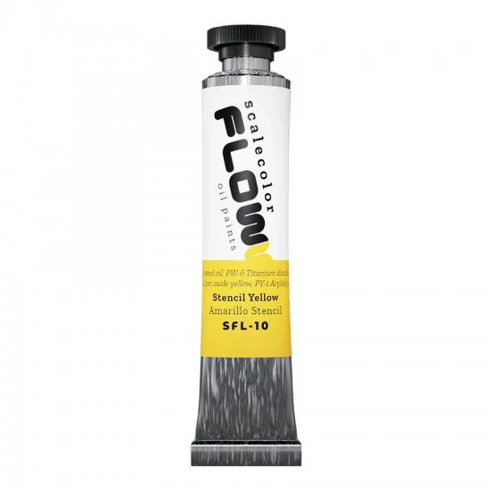 Scale75 SFL10 Scalecolor Flow Range - Stencil Yellow (20ml Oil Paint Tube)