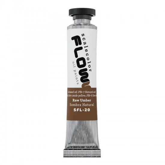 Scale75 SFL20 Scalecolor Flow Range - Raw Umber (20ml Oil Paint Tube)