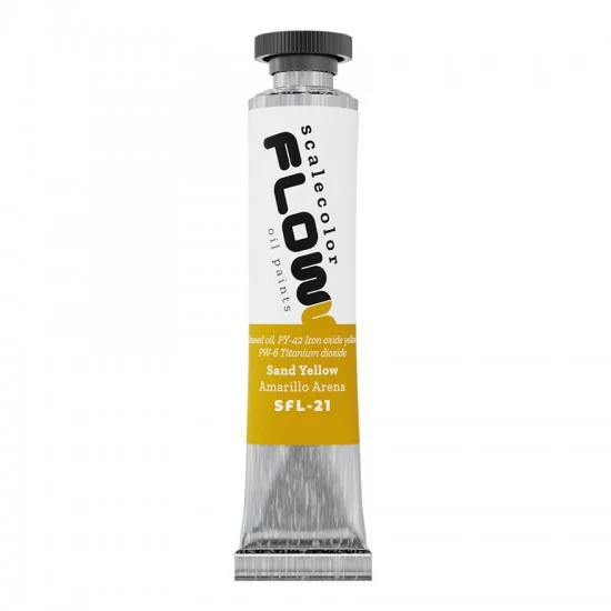 Scale75 SFL21 Scalecolor Flow Range - Sand Yellow (20ml Oil Paint Tube)