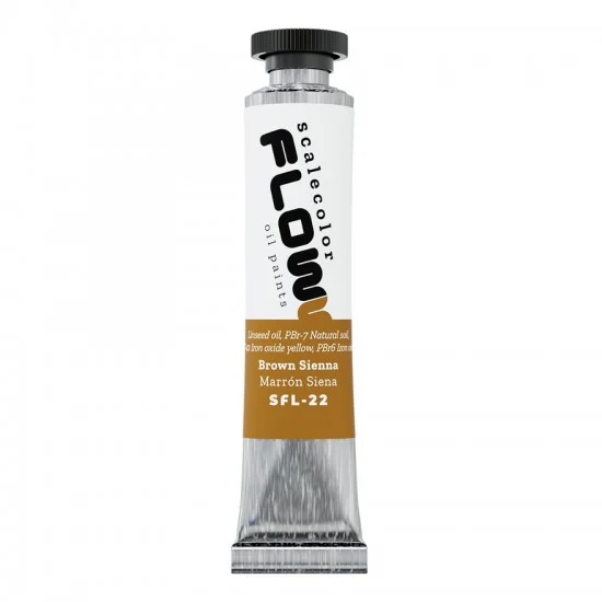 Scale75 SFL22 Scalecolor Flow Range - Brown Sienna (20ml Oil Paint Tube)