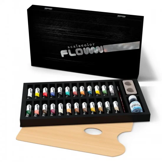 Scale75 SFLOW000 Scalecolor Flow Oil Paint Set - Dr Flows Paint Case
