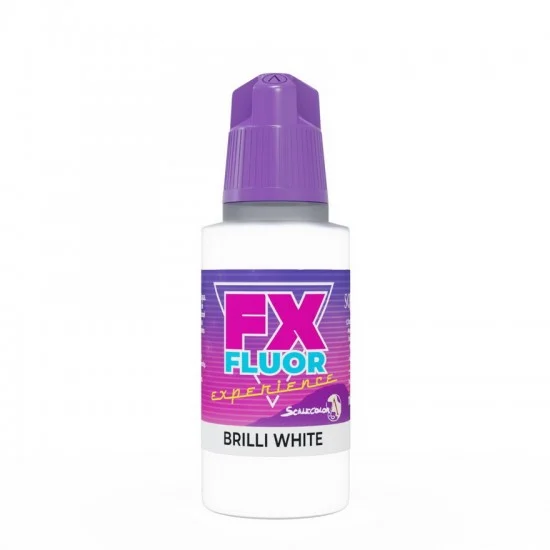 Scale75 SFX00 Acrylic Fluorescent Paint - Brilli White (17ml, Matt Finish)