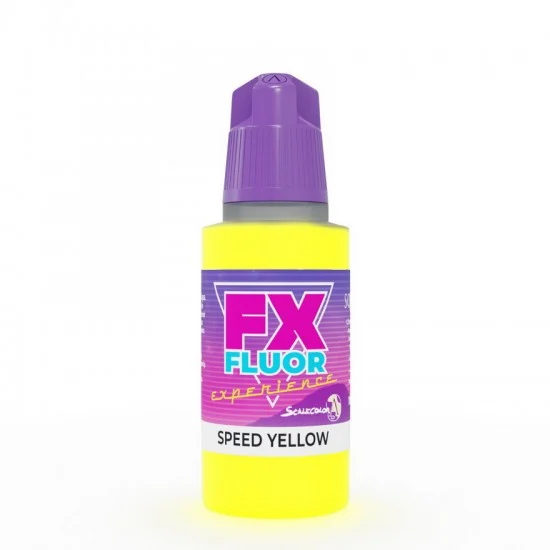 Scale75 SFX06 Acrylic Fluorescent Paint - Speed Yellow (17ml, Matt Finish)