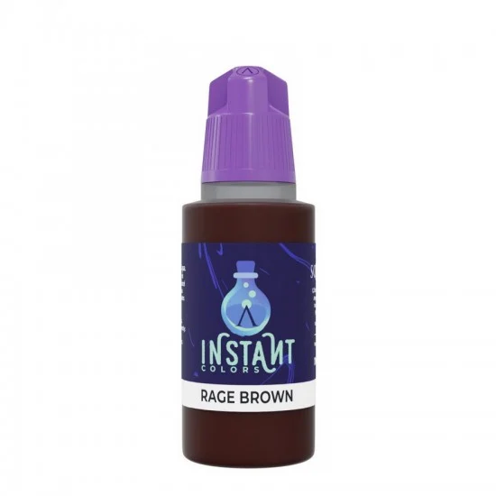 Scale75 SIN36 Acrylic Paint - Instant Colors #Rage Brown (17ml, Rapid Application, Matt Finish)