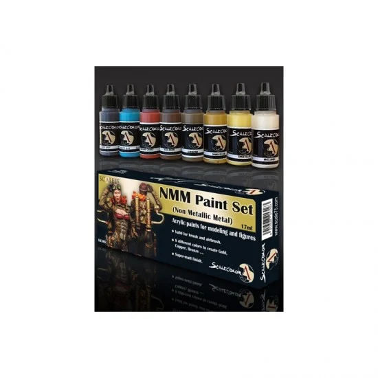Scale75 SSE002 Acrylic Paints Set - NMM Gold and Copper (8 x 17ml)