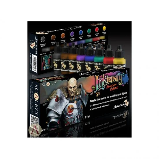 Scale75 SSE011 Acrylic Paints Set - Inktensity (8 x 17ml)