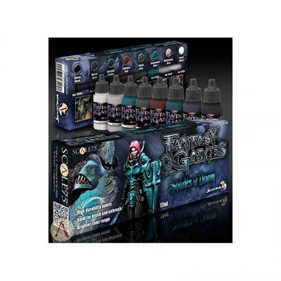 Scale75 SSE019 Acrylic Paints Set - Shades of Doon (8 x 17ml)