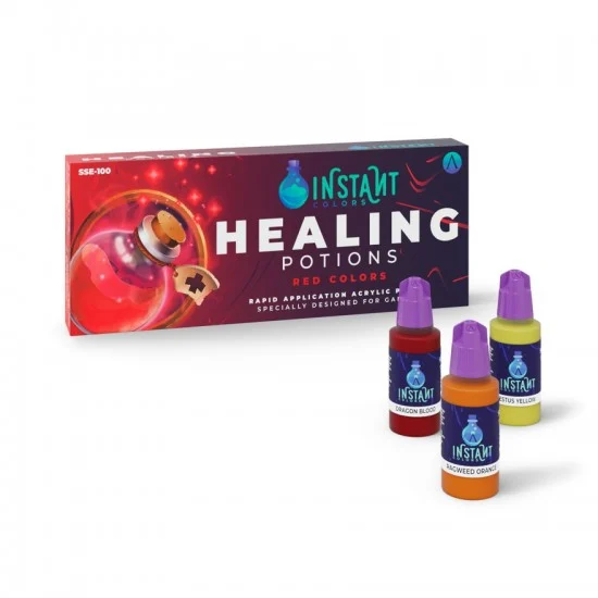 Scale75 SSE100 Instant Colors Acrylic Paints Set - Healing Potions (17ml x8)
