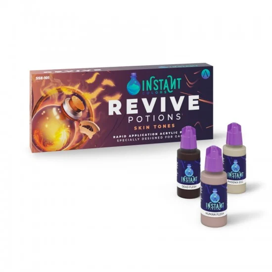Scale75 SSE101 Instant Colors Acrylic Paints Set - Revive Potions (17ml x8)