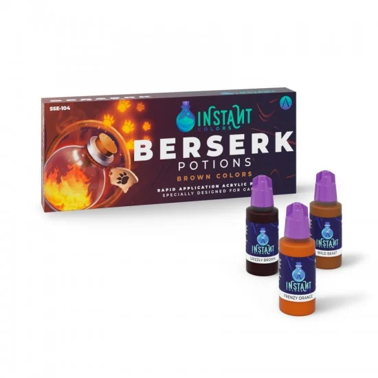 Scale75 SSE104 Instant Colors Acrylic Paints Set - Berserk Potions (17ml x8)