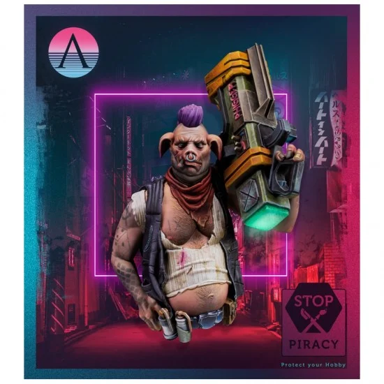 Scale75 SSN001 1/12 Scrappers New Age - Phigger Bust (resin)